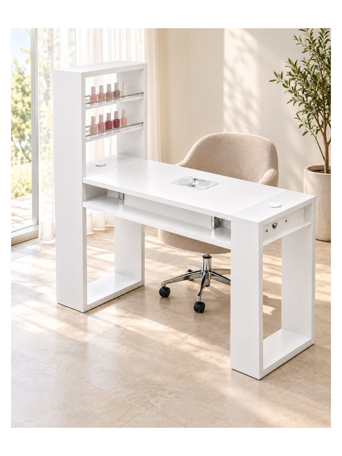 Tavolo Manicure Astra Plus con Aspiratore B-B 140cm | Pierucci