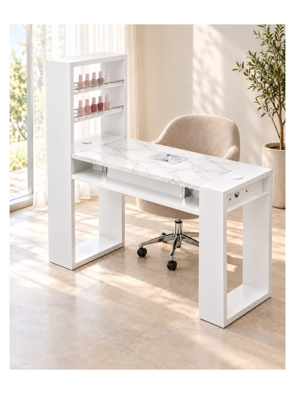 Tavolo Manicure Astra Plus con Aspiratore N-MN 140cm | Pierucci