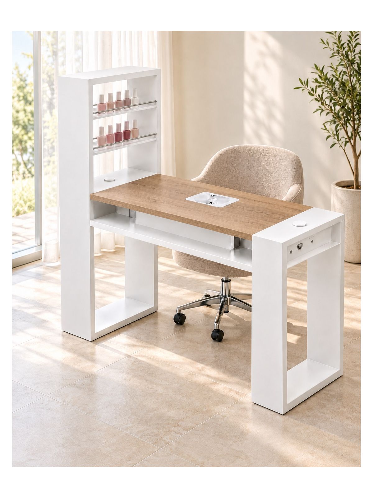 Tavolo Manicure Astra Plus con Aspiratore N-MN 140cm | Pierucci