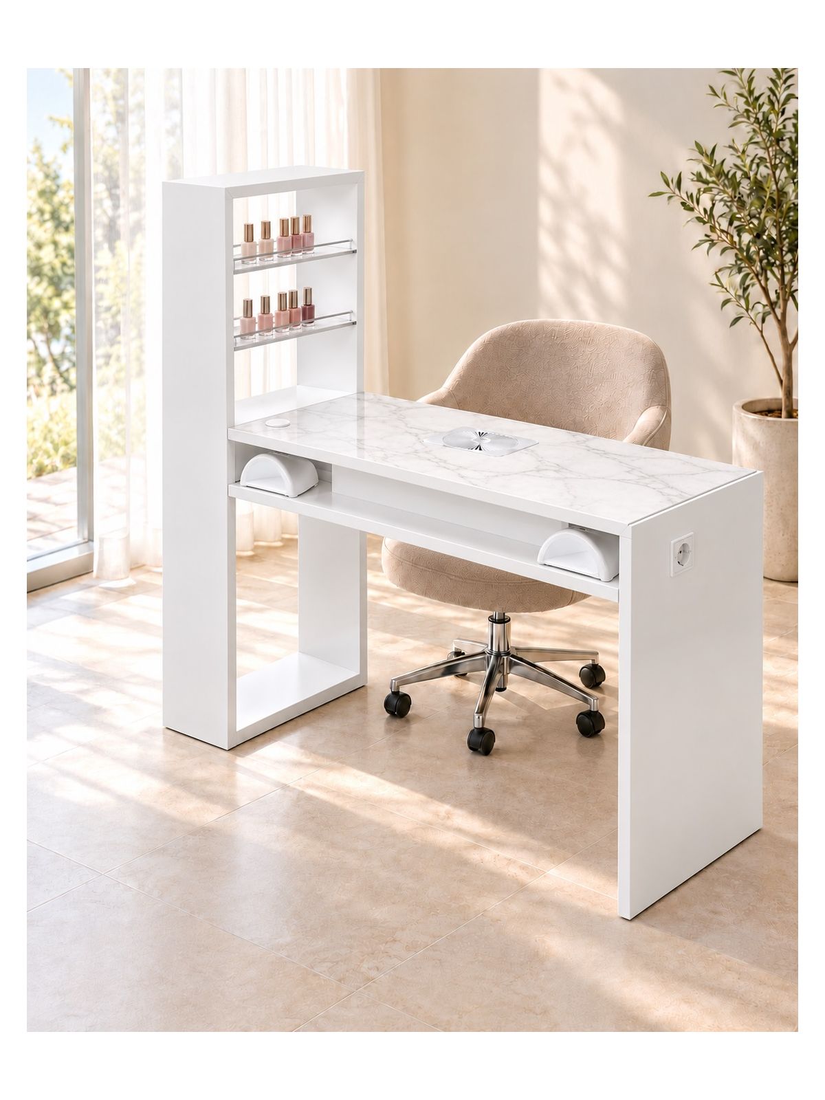 Tavolo Manicure Worker Plus con Aspiratore B-MB 124cm | Pierucci