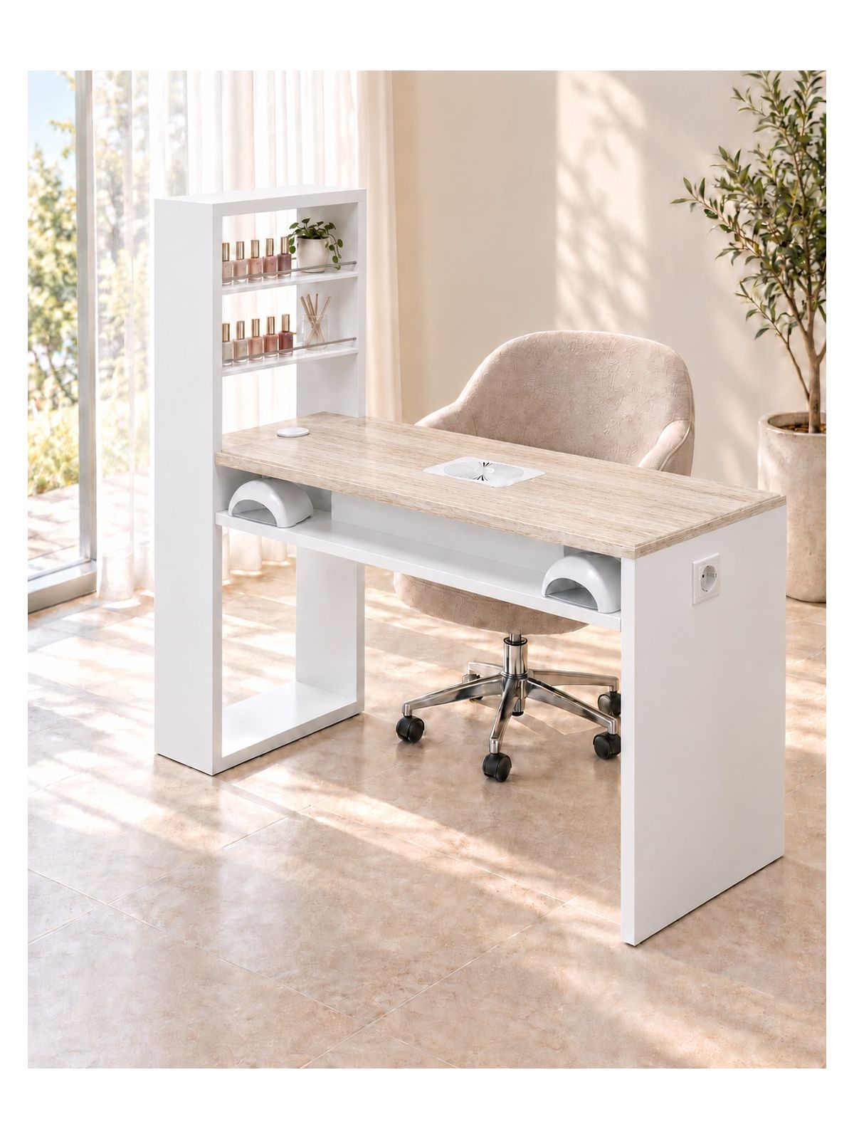 Tavolo Manicure Worker Plus con Aspiratore N-N 124cm | Pierucci