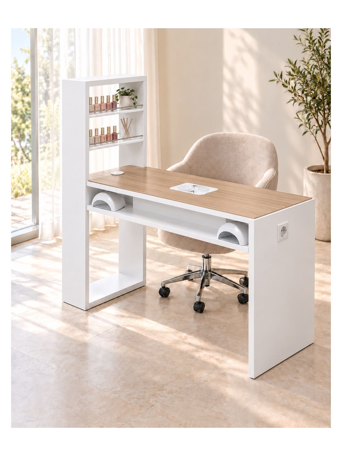Tavolo Manicure Worker Plus con Aspiratore N-S 124cm | Pierucci