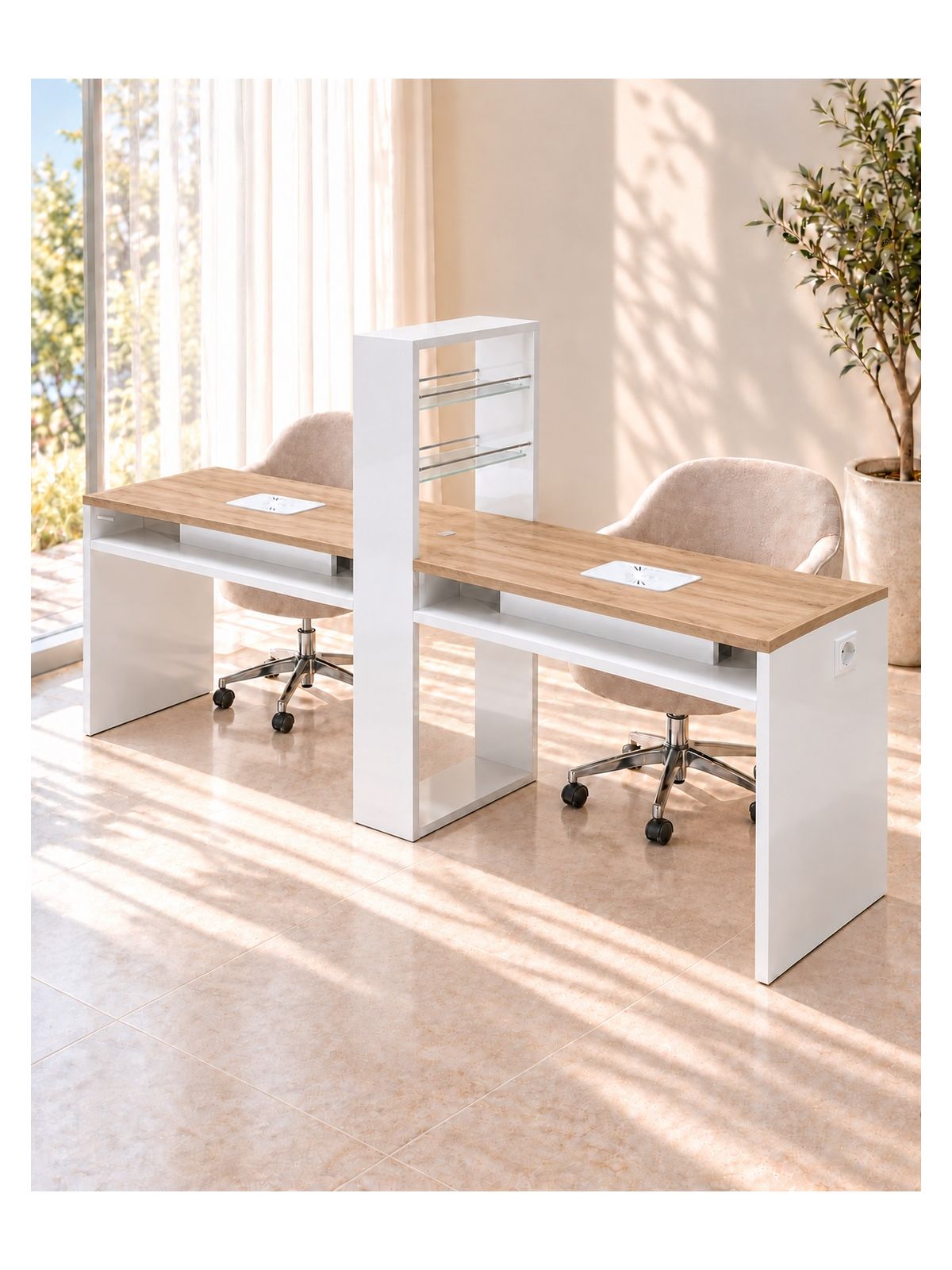 Tavolo Manicure Worker Plus Double B-B | Pierucci