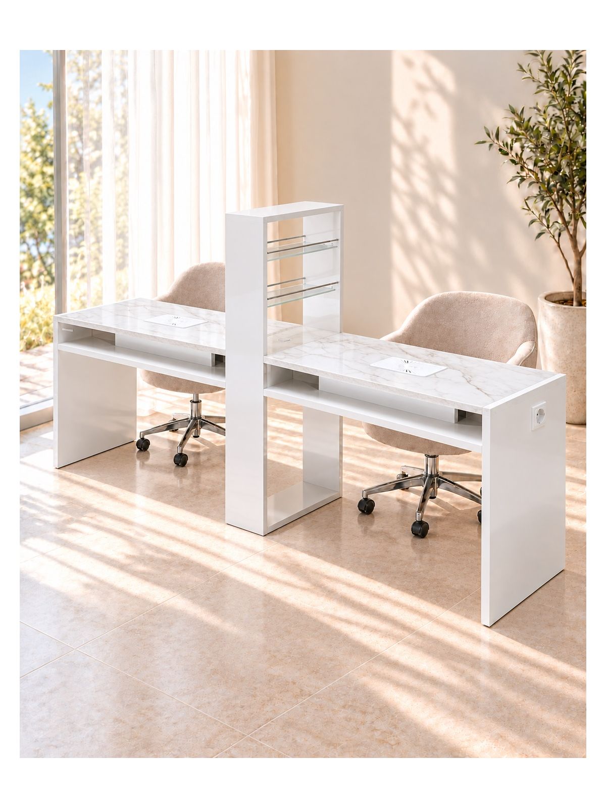 Tavolo Manicure Worker Plus Double B-B | Pierucci