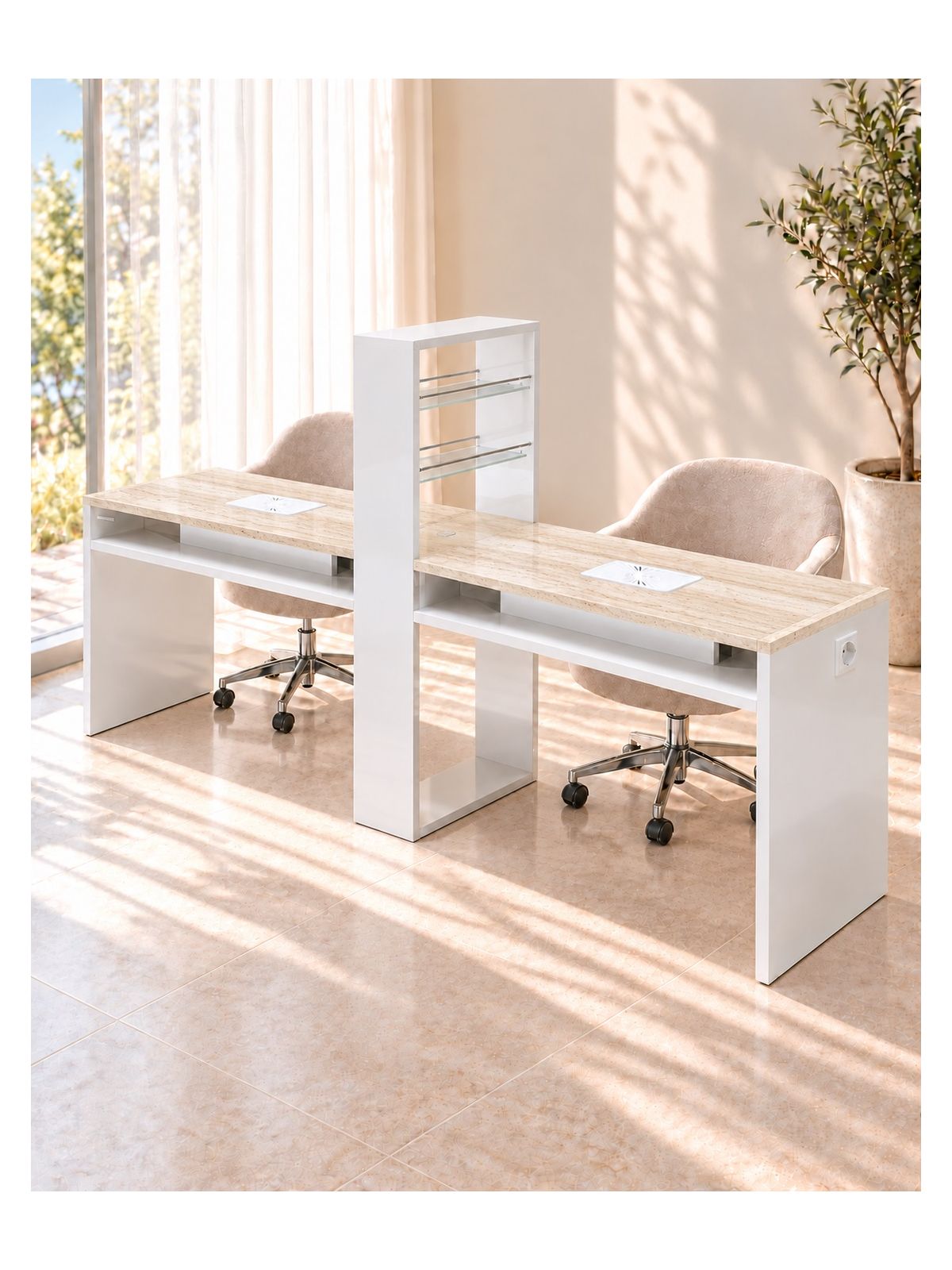Tavolo Manicure Worker Plus Double B-S | Pierucci
