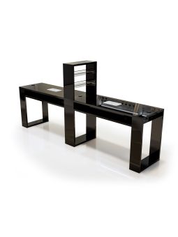 Tavolo Manicure per Centro Estetico Nails Astra Plus Double con Aspiratore N-N