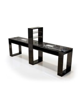 Tavolo Manicure per Centro Estetico Nails Astra Plus Double con Aspiratore N-MN