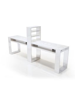 Tavolo Manicure per Centro Estetico Astra Plus Double con Aspiratore B-B