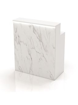 Reception per Centro Estetico - Pannello Intero MB - 1mt Bianca