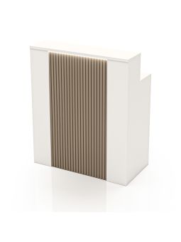 Reception per Centro Estetico - Pannello Intero RG - 1mt Bianca