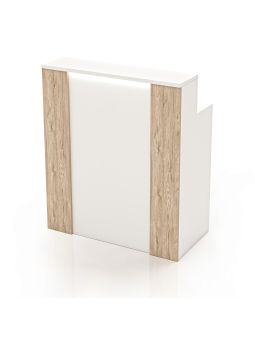 Reception Banco Cassa Centro Estetico - Mod. Fasce S - 1mt Bianca