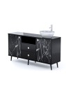 Mobile per Cabina Estetica 150cm con Lavabo e Miscelatore BB