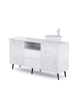 Mobile per Cabina Estetica 150cm con Lavabo e Miscelatore BMB