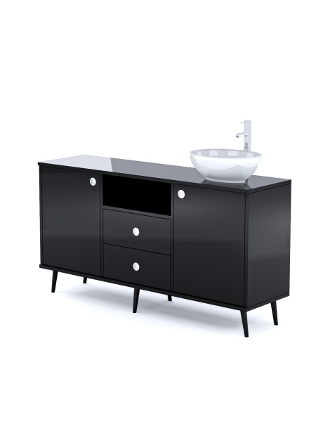 Mobile per Cabina Estetica 150cm con Lavabo e Miscelatore BMB