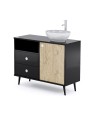 Mobile per Cabina Estetica 100cm con Lavabo e Miscelatore BB