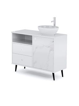 Mobile Cabina Estetica 100cm con Lavabo e Miscelatore BMB