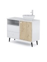 Mobile Cabina Estetica 100cm con Lavabo e Miscelatore BMB