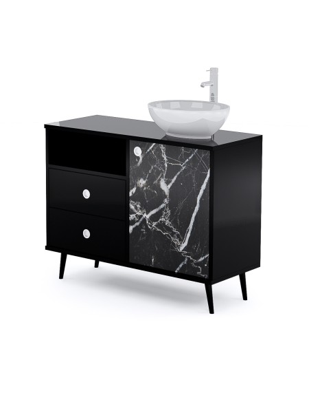 Mobile Cabina Estetica 100cm con Lavabo e Miscelatore BMB