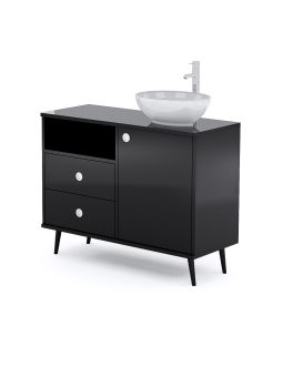 Mobile Cabina Estetica 100cm con Lavabo e Miscelatore NN