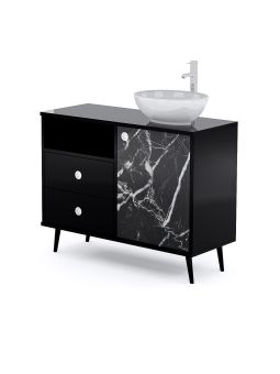 Mobile Cabina Estetica 100cm con Lavabo e Miscelatore