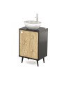 Mobile per Cabina Estetica 50cm con Lavabo e Miscelatore BMB