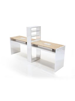 Tavolo Manicure per Centro Estetico Nails Worker Plus Double B-S