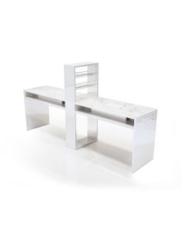 Tavolo Manicure per Centro Estetico Worker Plus Double B-MB