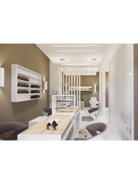 Tavolo Manicure per Centro Estetico Nails Worker Plus con Aspiratore N-N 124cm