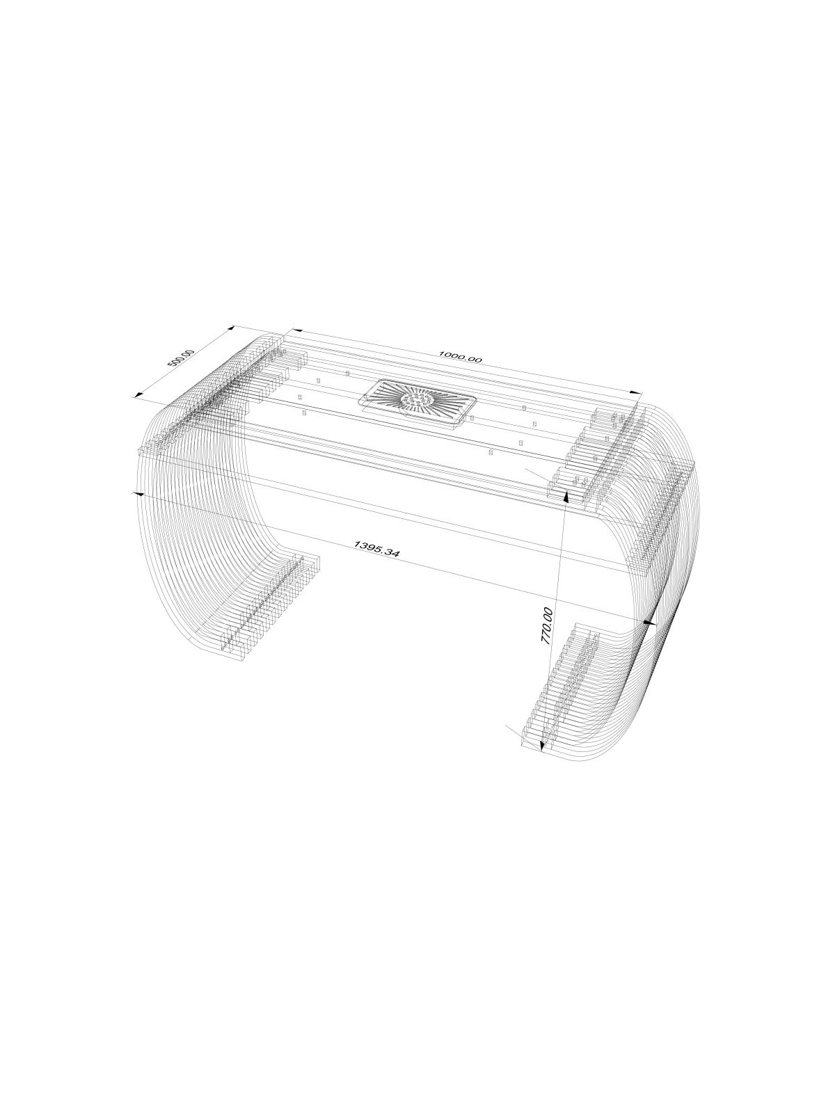 Tavolo Manicure Astra Plus con Aspiratore B-B 140cm | Pierucci