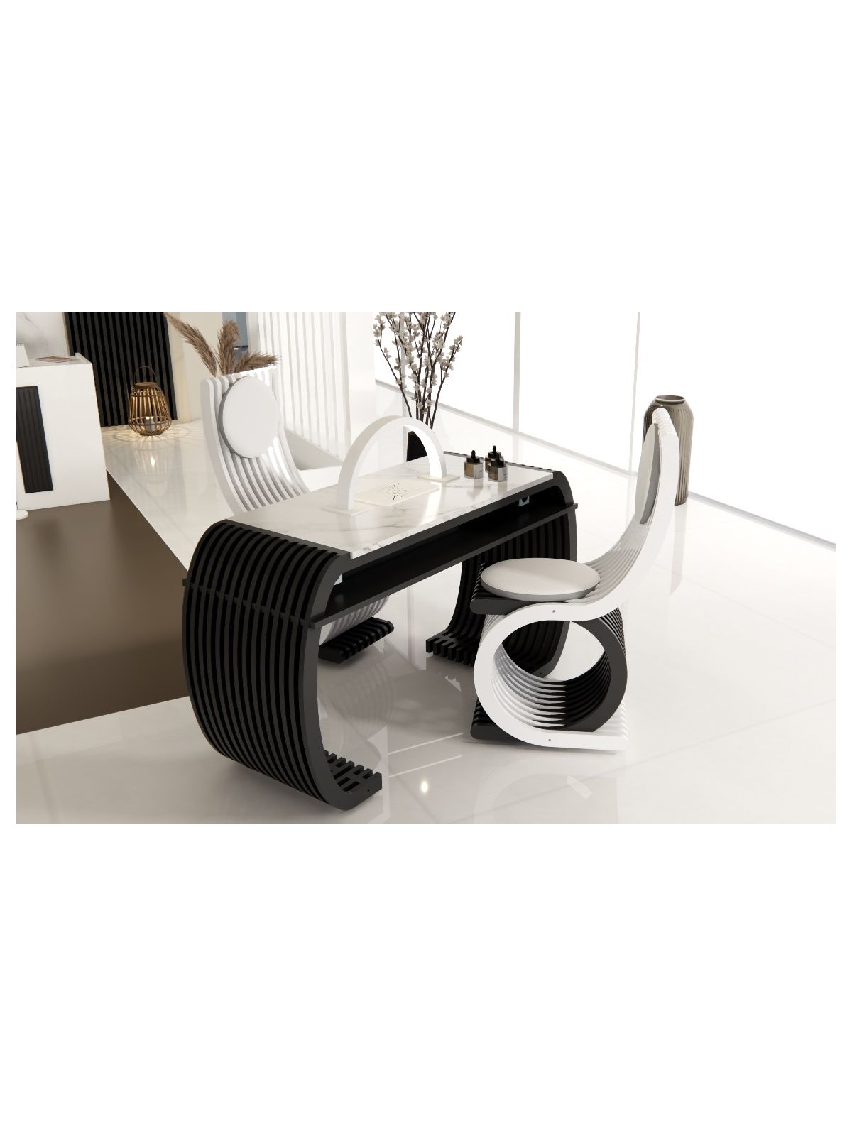 Tavolo Manicure Astra Plus con Aspiratore B-B 140cm | Pierucci
