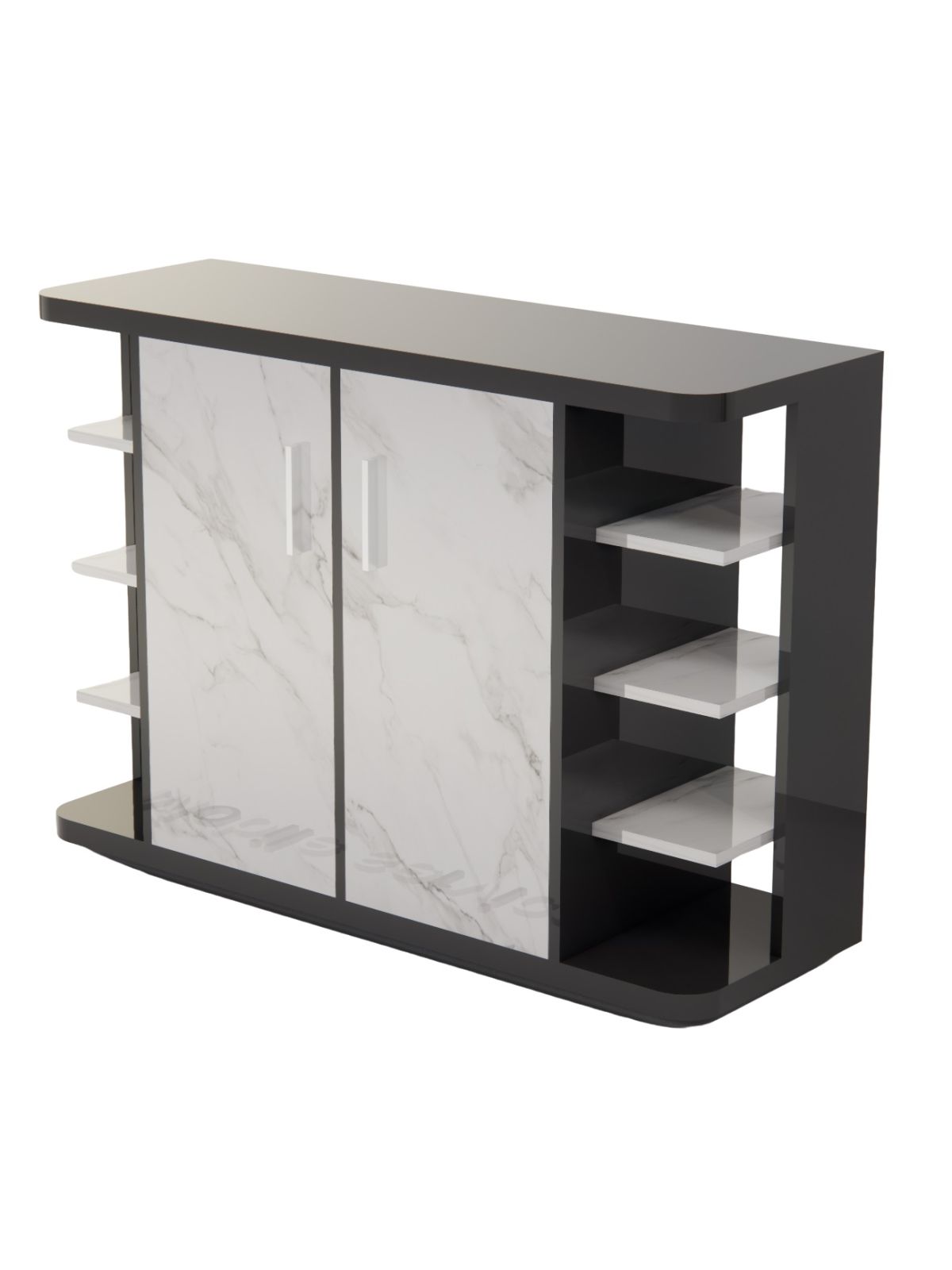 Mobile Cassa Marmorizzato Bianco