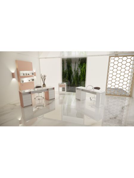 Tavolo Manicure Astra Simple con Aspiratore B-B 140cm | Pierucci