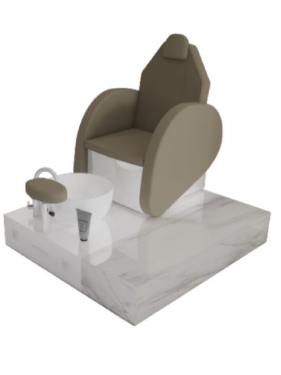 Poltrona Podo Pedicure Manicure Tavolo Nails Aspiratore Unghie Lettino Massaggio Reception Banco Cassa Arredamento Centro Esteti